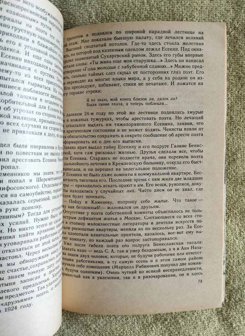 Тайна гостиницы Англетер Хлысталов Есенин Россия Молодая 1991 - миниатюра 6