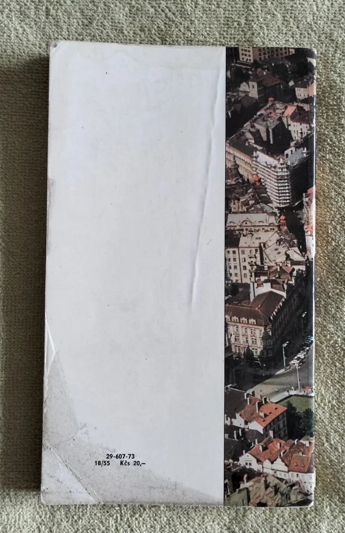 Praha Plán města Kartografie Praha 1973 карта города Прага Чехословакия - миниатюра 9