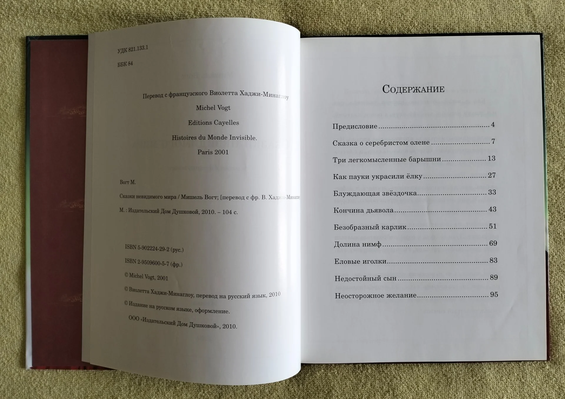 Сказки невидимого мира Мишель Вогт иллюстрации Дорониной 2010 - миниатюра 3