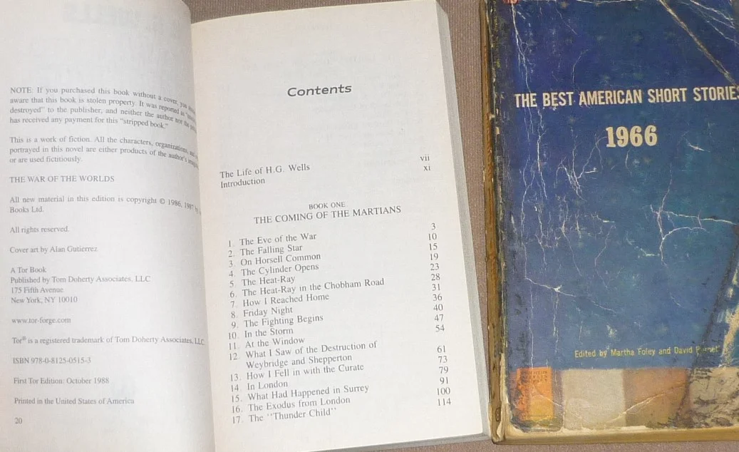 Best   American Short Stories 1966 .Война миров The War of the Worlds - миниатюра 2