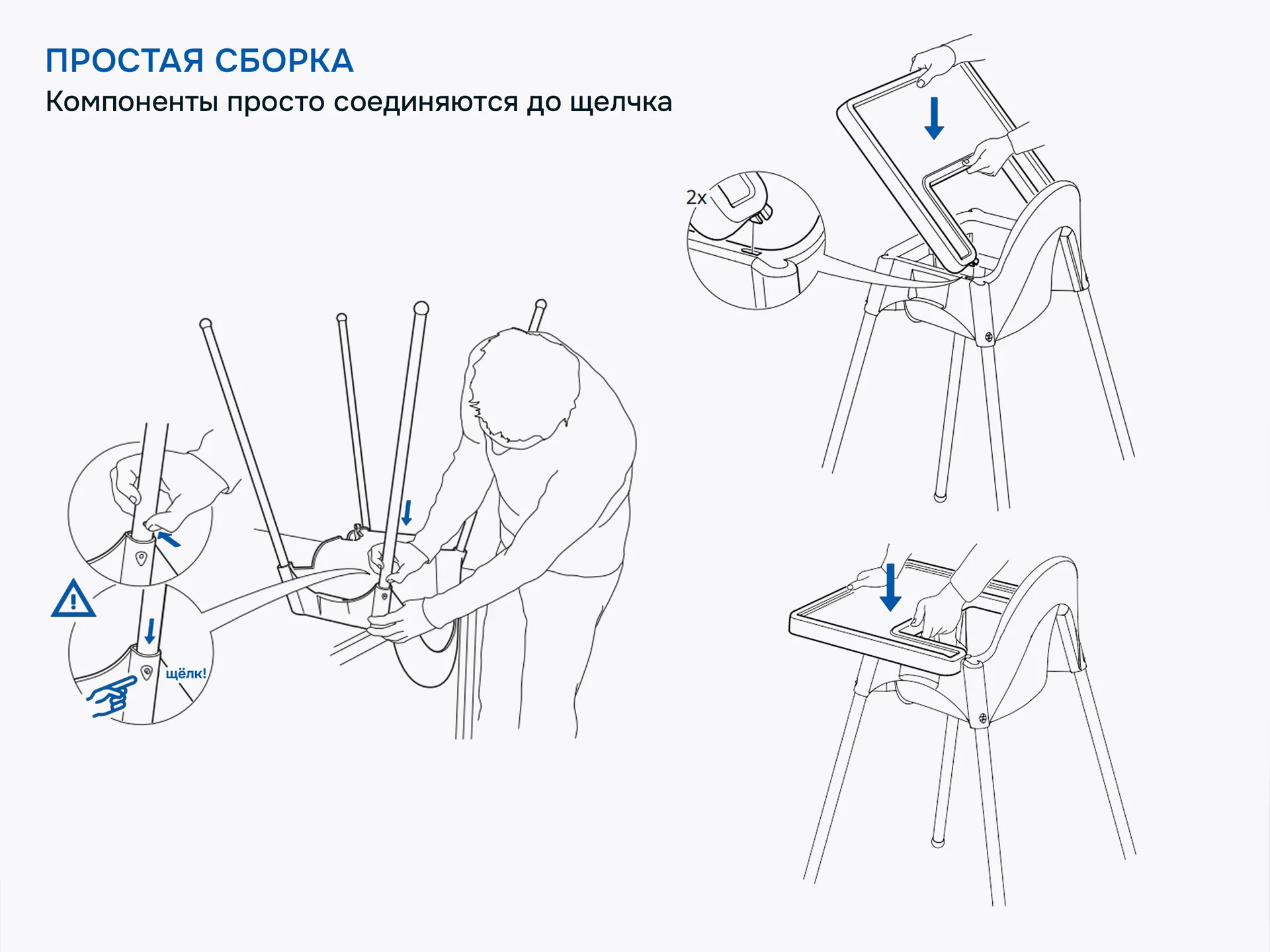 Детский стульчик для кормления антилоп икеа(новый) - миниатюра 6