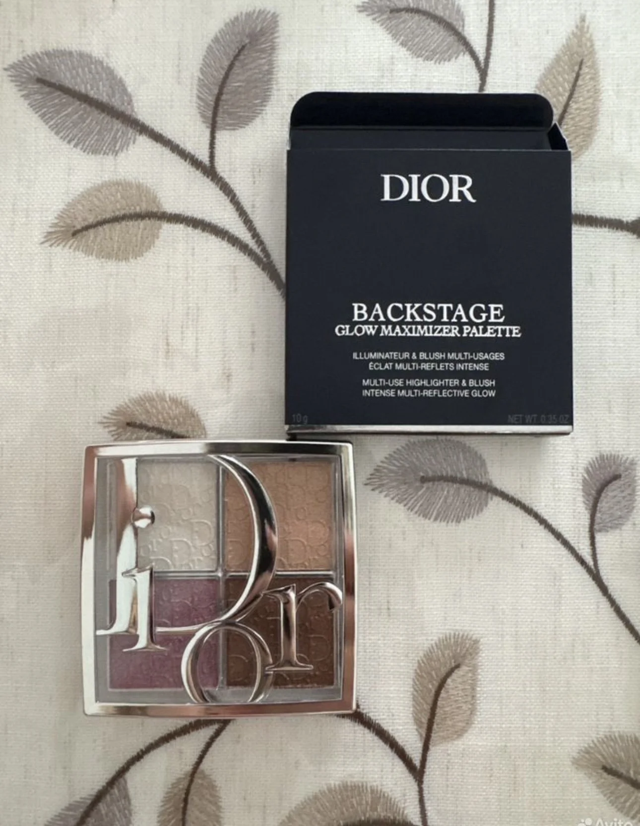 Палетка Dior хайлайтер новая 001 - миниатюра 6