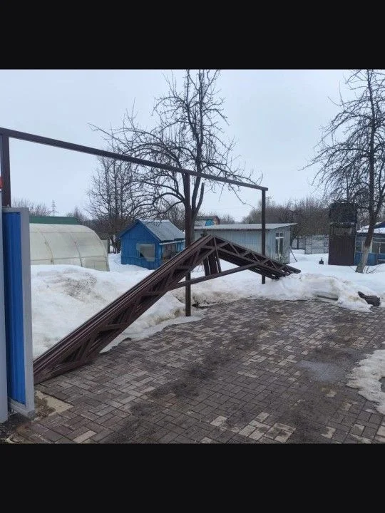Беседка терраса навесы - миниатюра 6