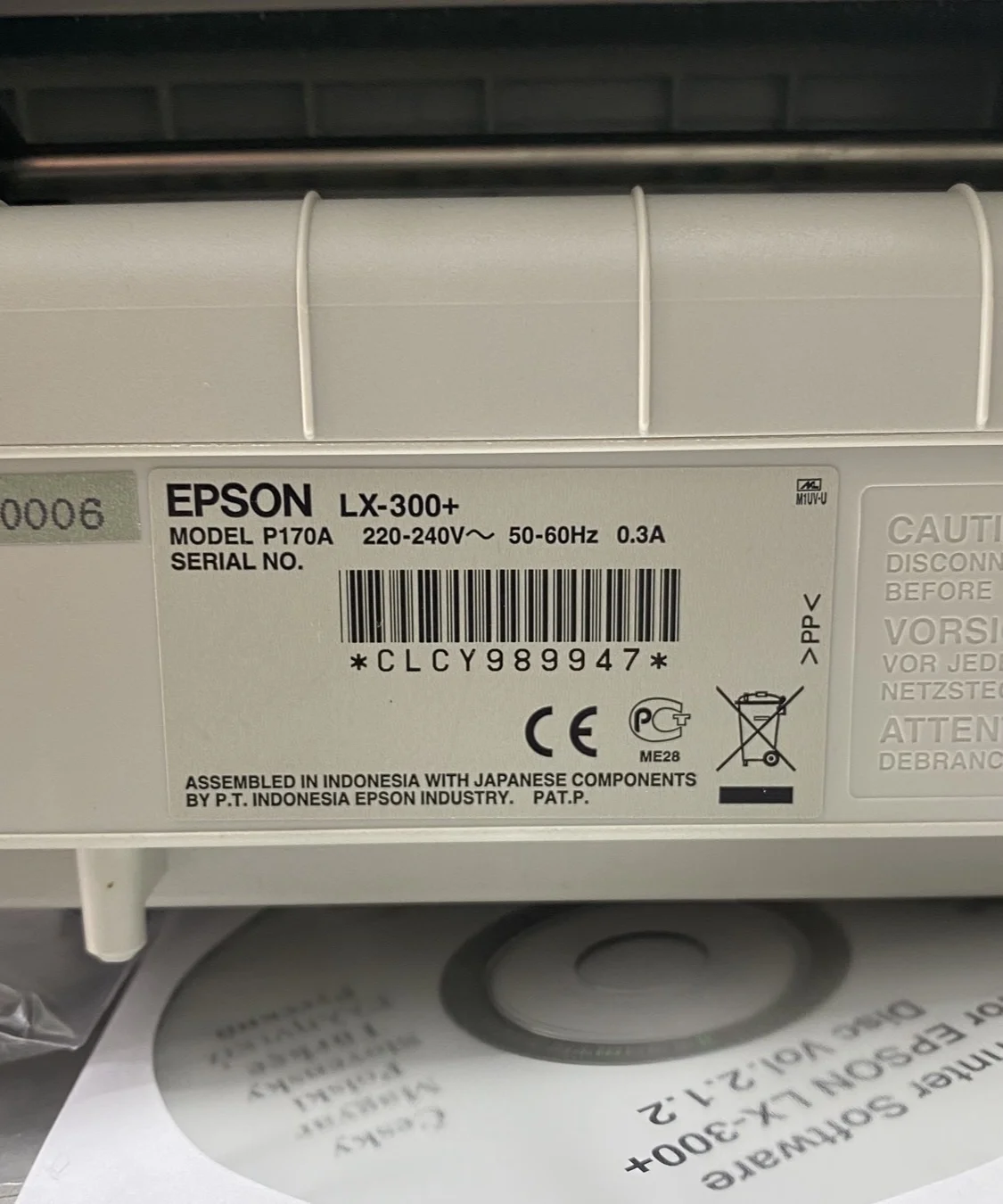 Принтер матричный Epson LX-300+ - миниатюра 3