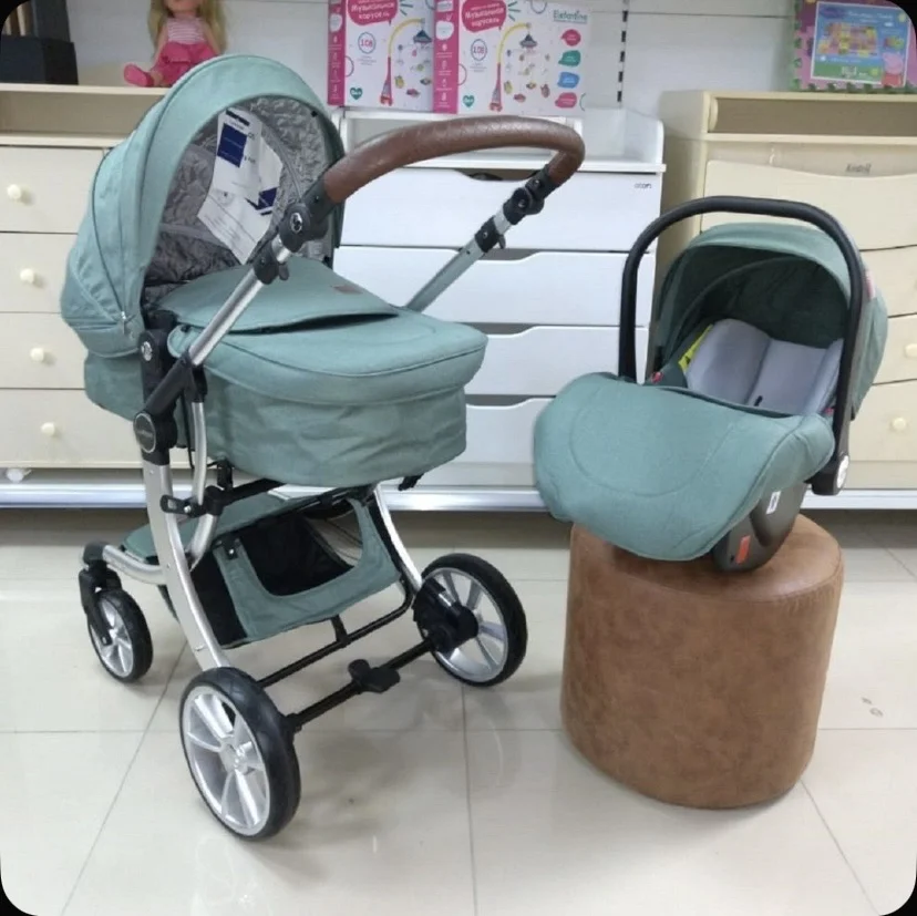 Коляска luxmom 3 в 1 - миниатюра 2