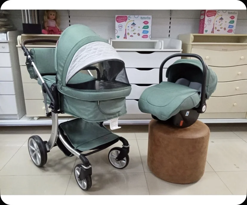 Коляска luxmom 3 в 1 - миниатюра 4