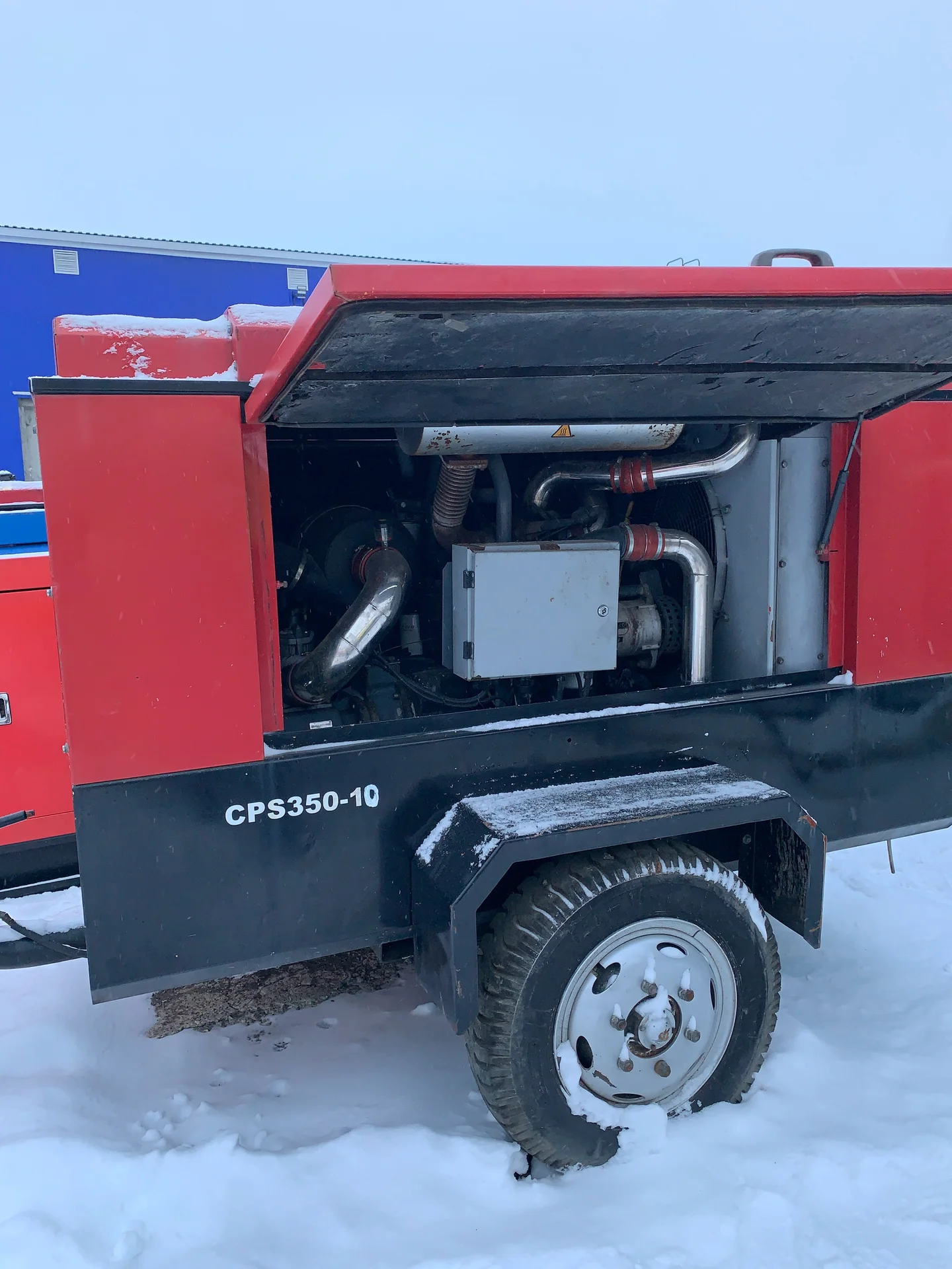 Дизельный компрессор бу Chicago CPS 350 10 м3/мин - миниатюра 2