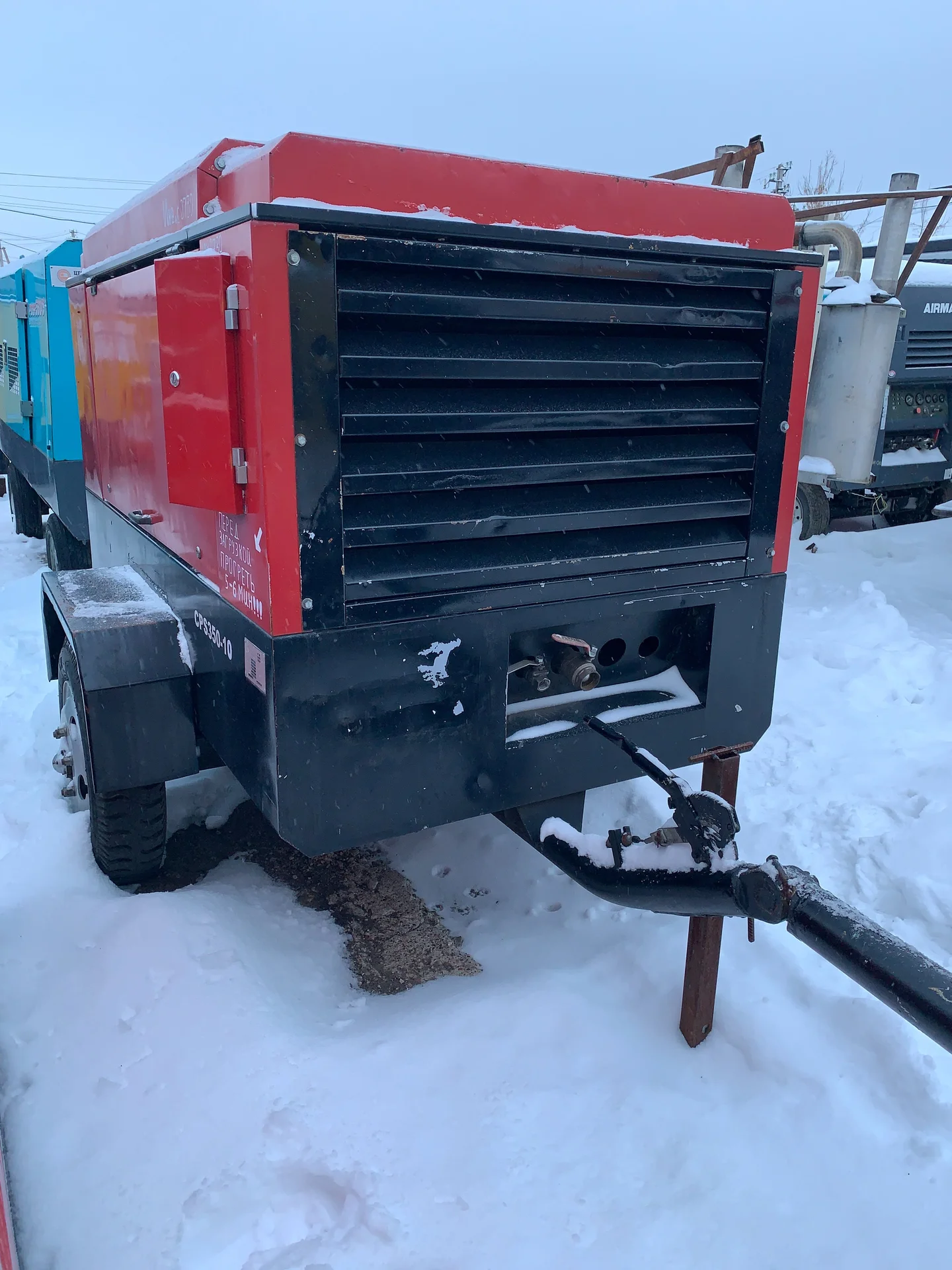 Дизельный компрессор бу Chicago CPS 350 10 м3/мин - миниатюра 3