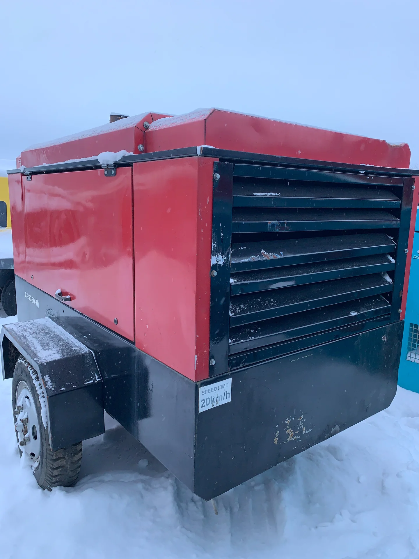 Дизельный компрессор бу Chicago CPS 350 10 м3/мин - миниатюра 2