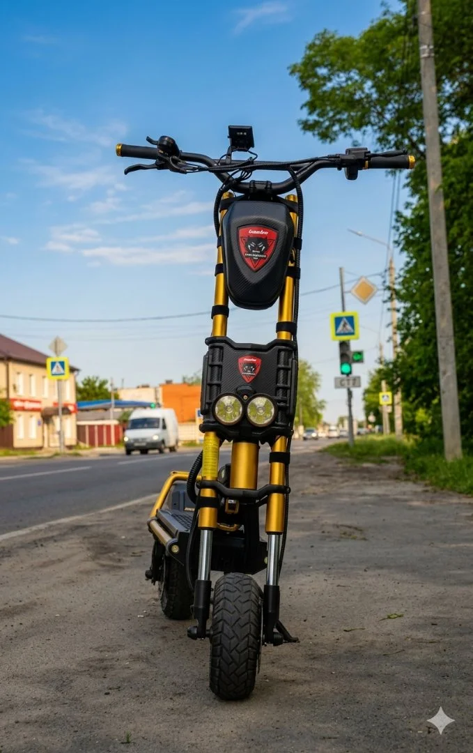 Мощный Электросамокат Kaboo Wolf King GTR - миниатюра 3