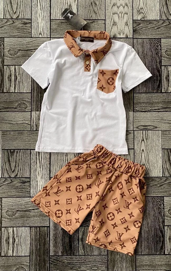 Костюм новый летний Турция  3-12лет Louis Vuitton - миниатюра 2