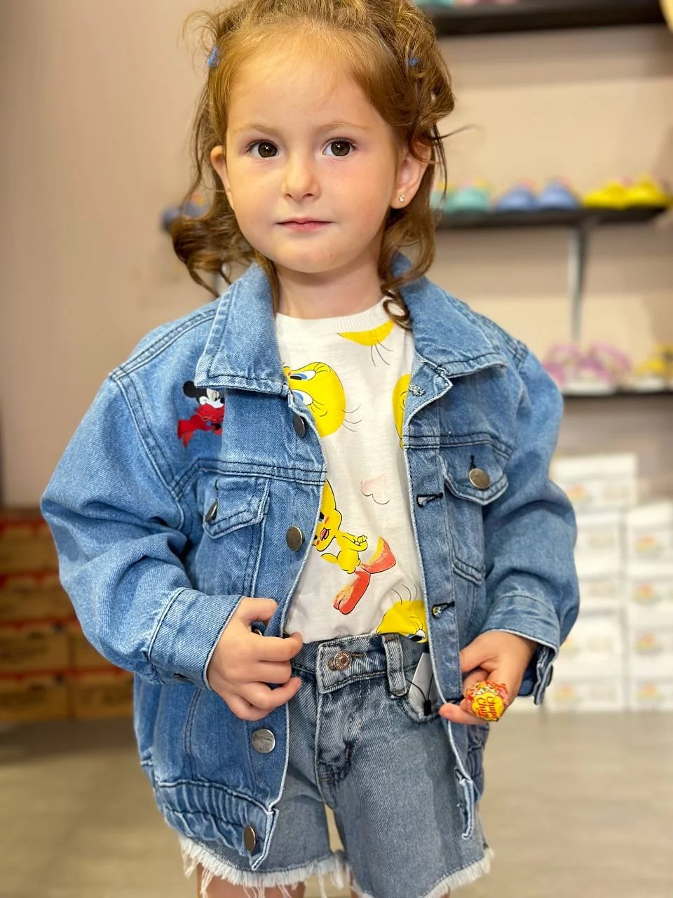 Джинсовка Джинсовая куртка детская Zara Турция - миниатюра 2