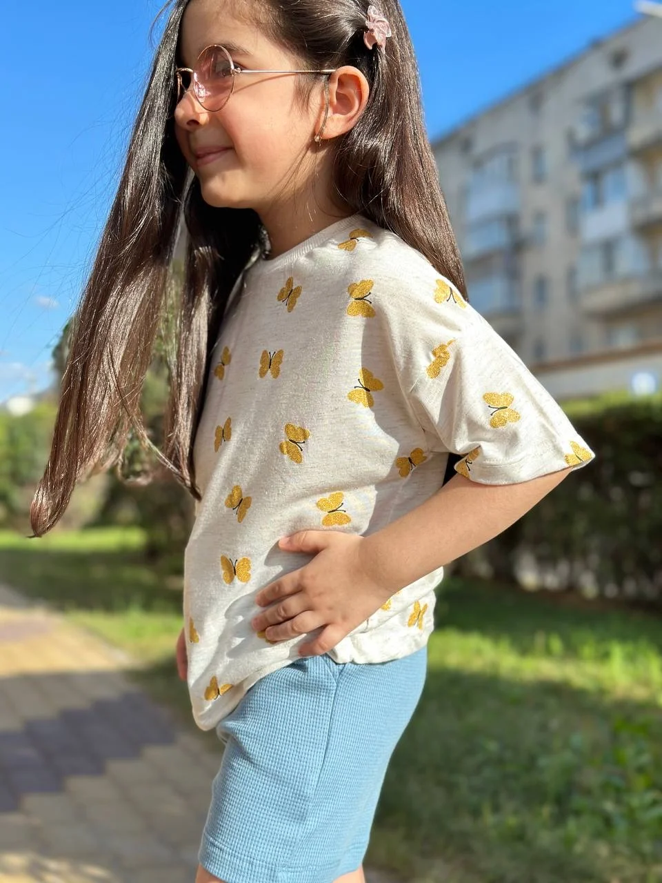 Костюм новый летний для девочек ZARA - миниатюра 4