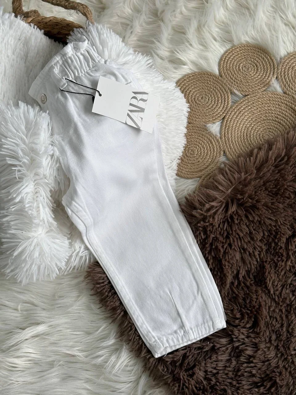 Джинсы летний новые для девочек Zara Турция - миниатюра 2