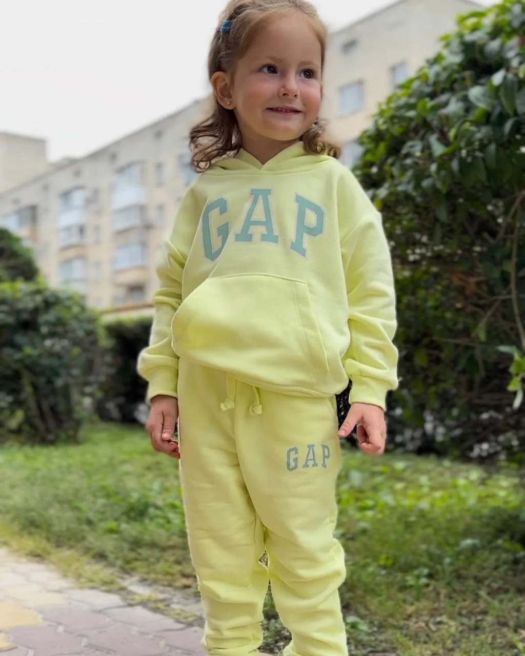 Костюм двойка для девочек Gap Турция новый - миниатюра 4