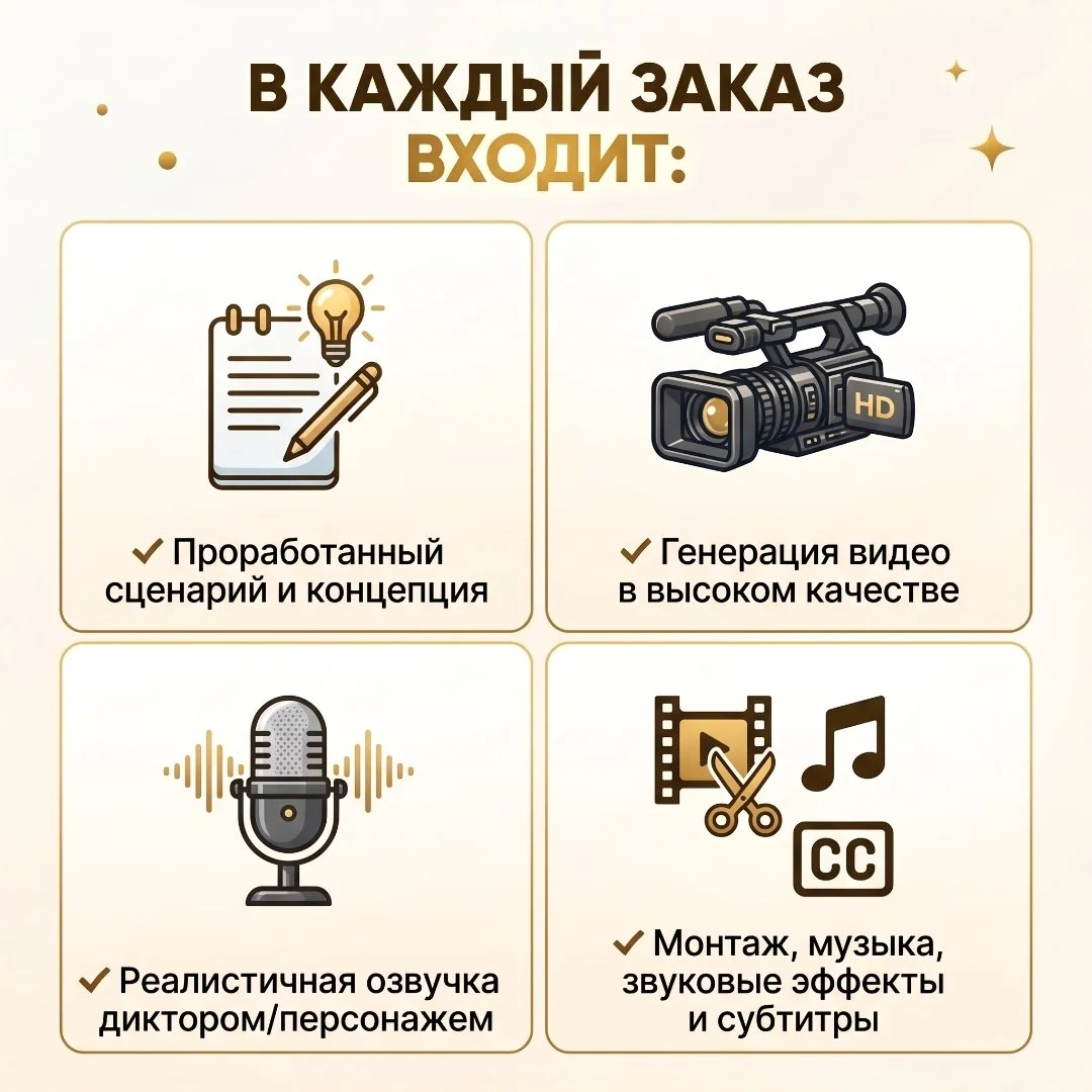 Генерация видео в нейросети, ии ролики, AI видео - миниатюра 8
