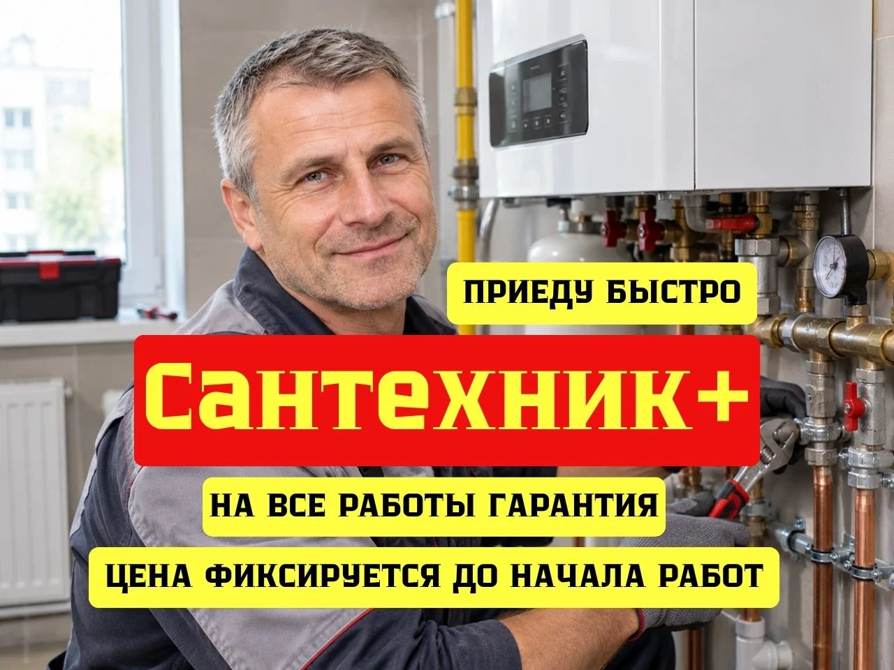 Сантехник Услуги частного Сантехника - изображение 1