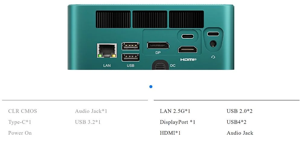 Мини-ПК Beelink SER7 (Ryzen 7 7840HS, 32GB RAM, 1T - миниатюра 3