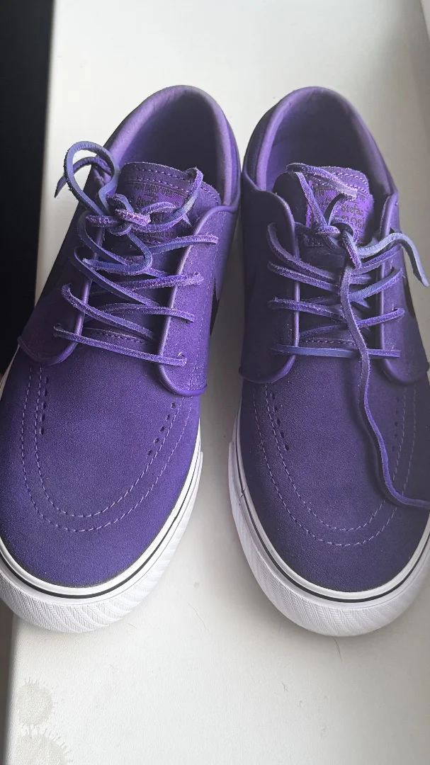 Nike SB zoom janoski OG+ фиолетовые замша 6uk - миниатюра 8