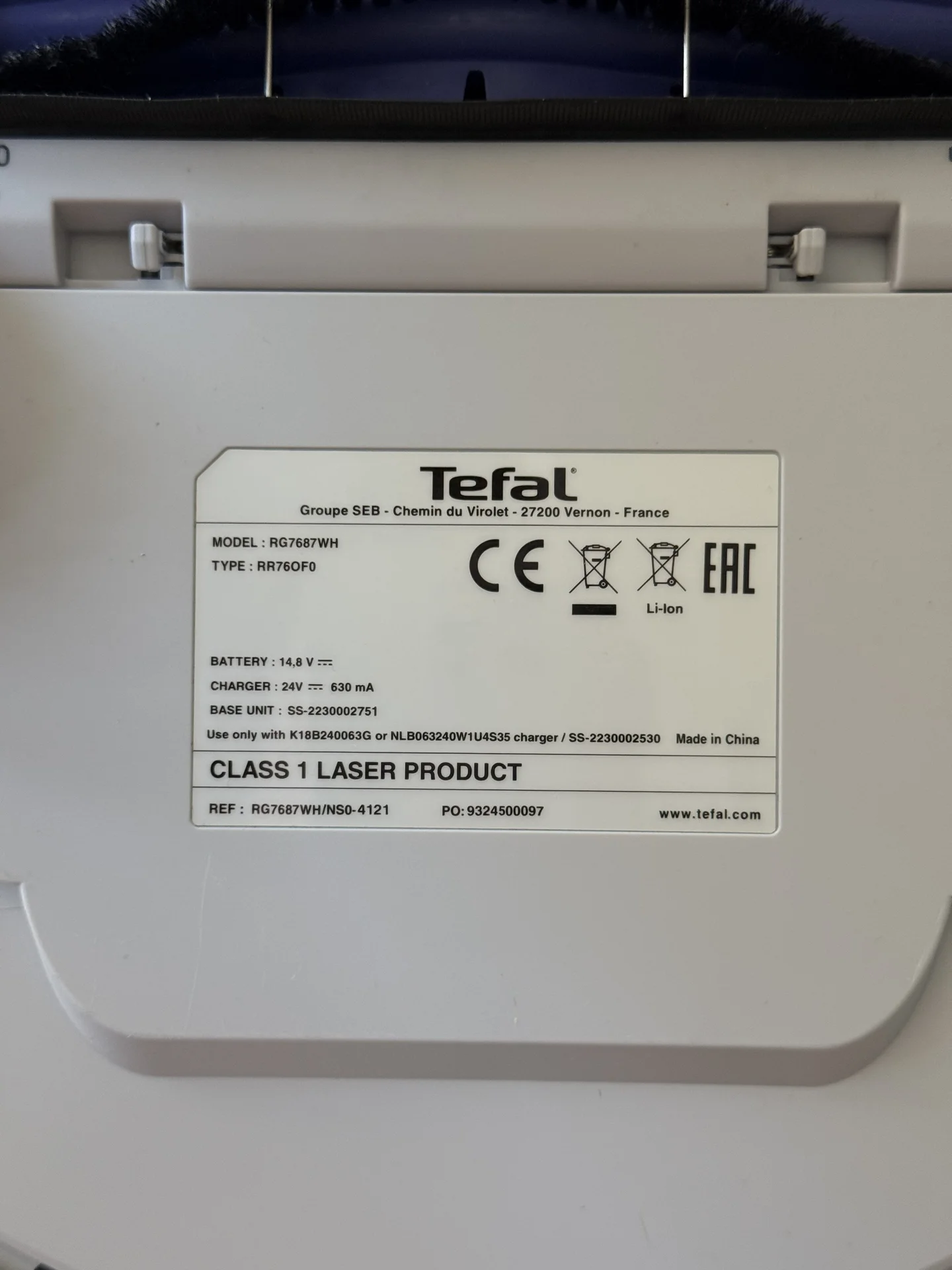 Робот пылесос Tefal X-PLORER SERIE 75 - миниатюра 9