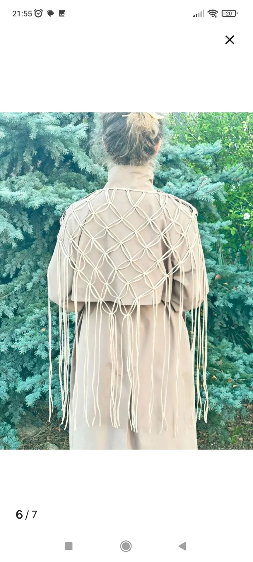Шаль макраме - миниатюра 4