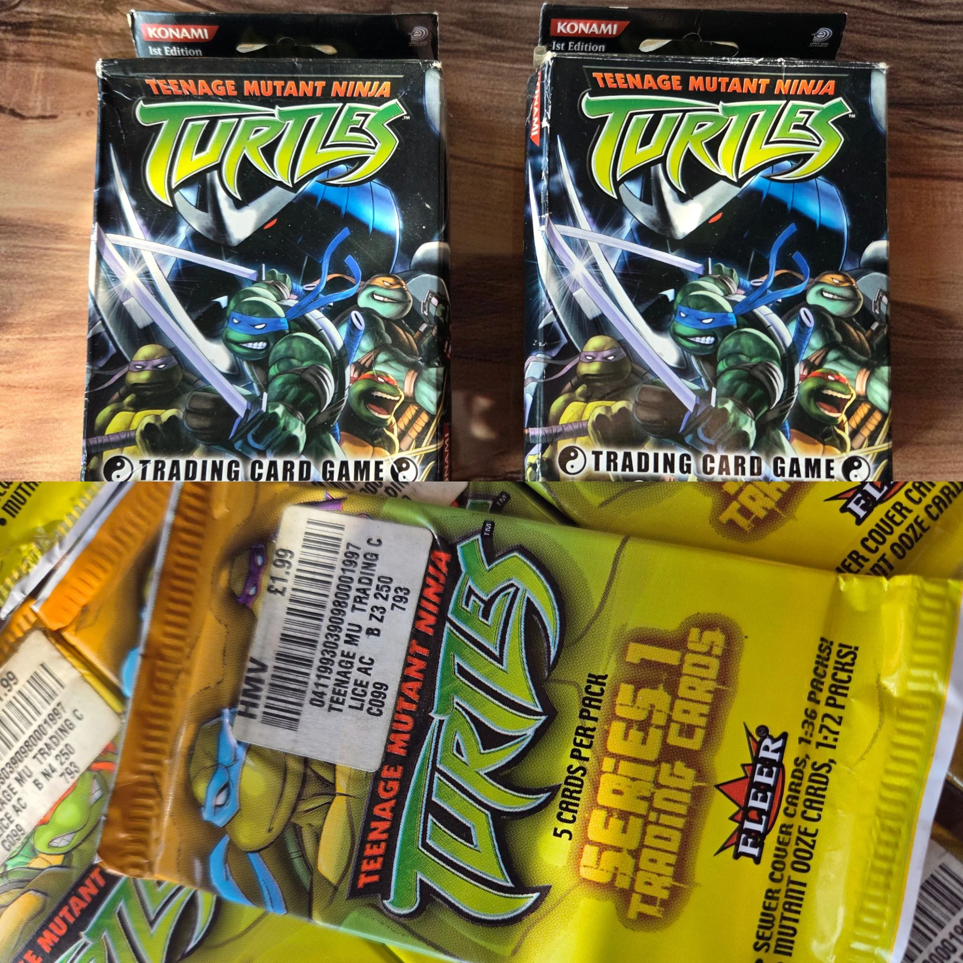 Карточная игра tmnt Konami 2004 и бустеры Fleer - изображение 1
