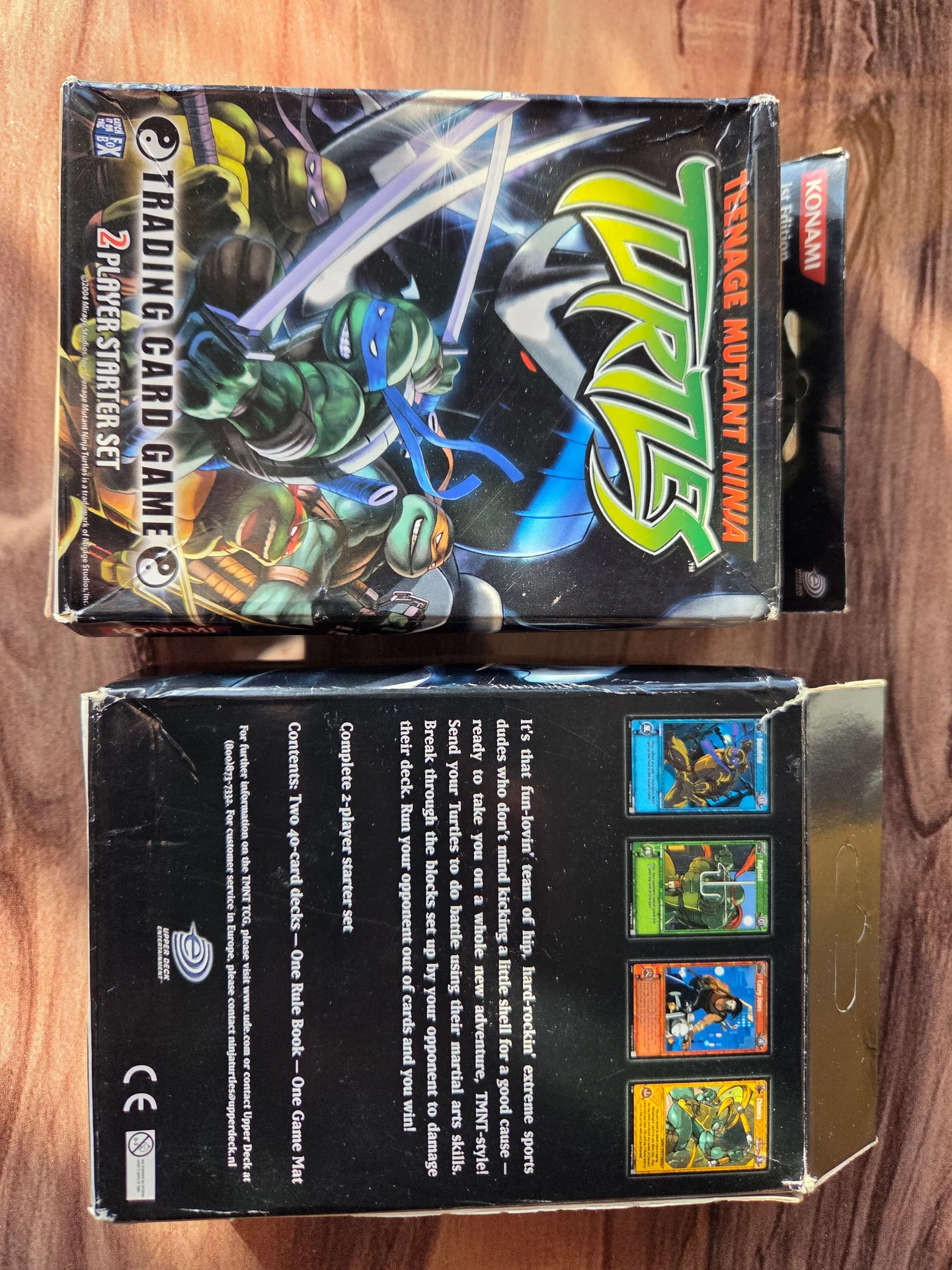 Карточная игра tmnt Konami 2004 и бустеры Fleer - миниатюра 2