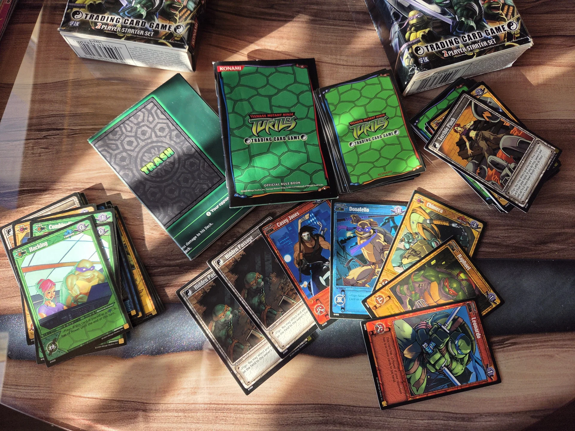 Карточная игра tmnt Konami 2004 и бустеры Fleer - миниатюра 3
