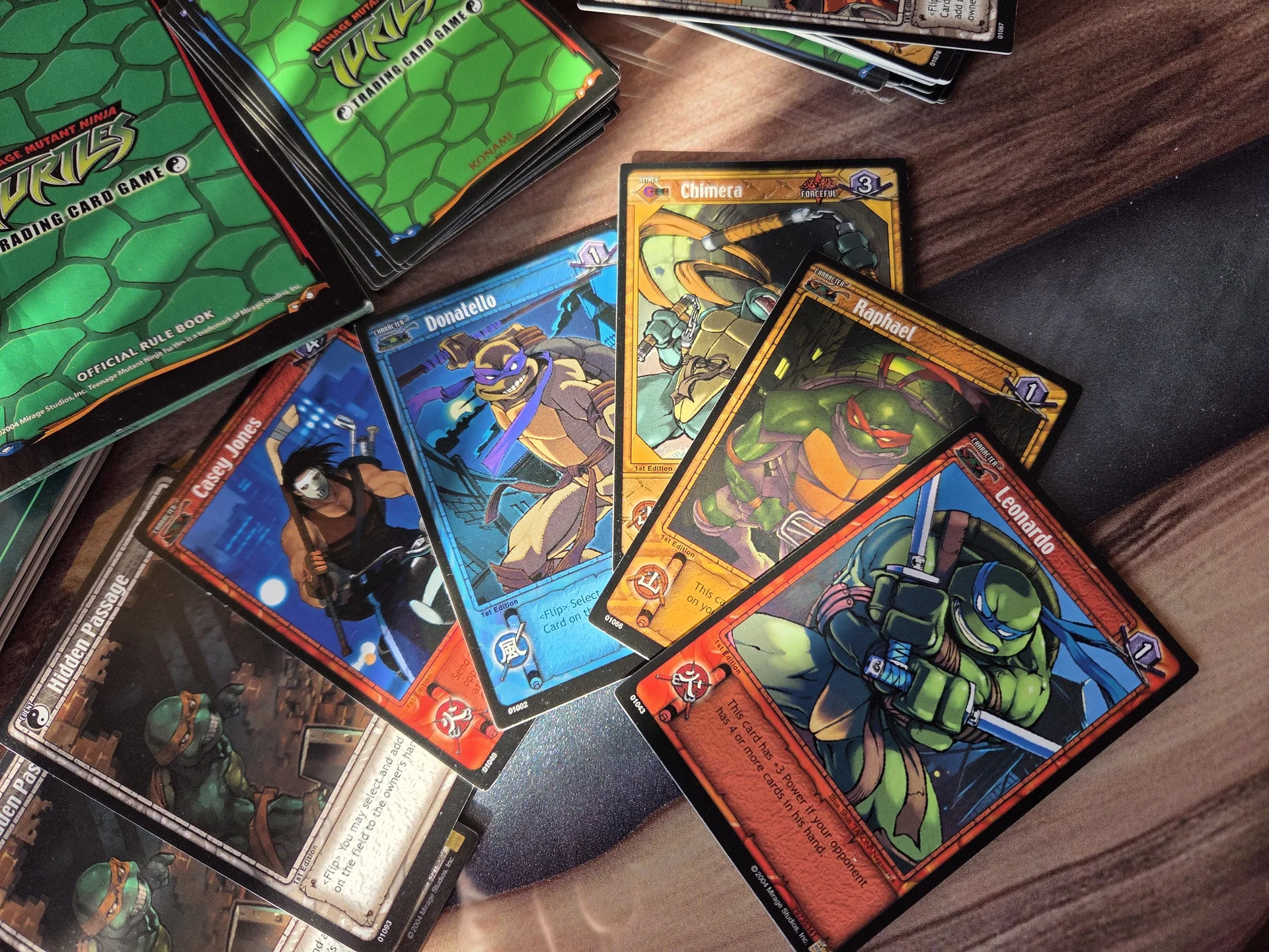 Карточная игра tmnt Konami 2004 и бустеры Fleer - миниатюра 4
