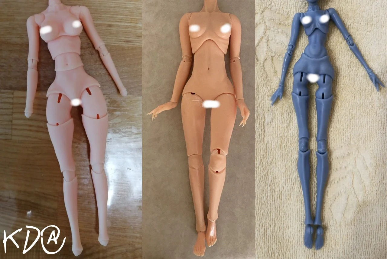 Разработка \ Моделирование 3d модели BJD БЖД кукол под печать - миниатюра 20