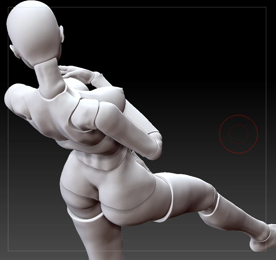 Разработка \ Моделирование 3d модели BJD БЖД кукол под печать - миниатюра 14