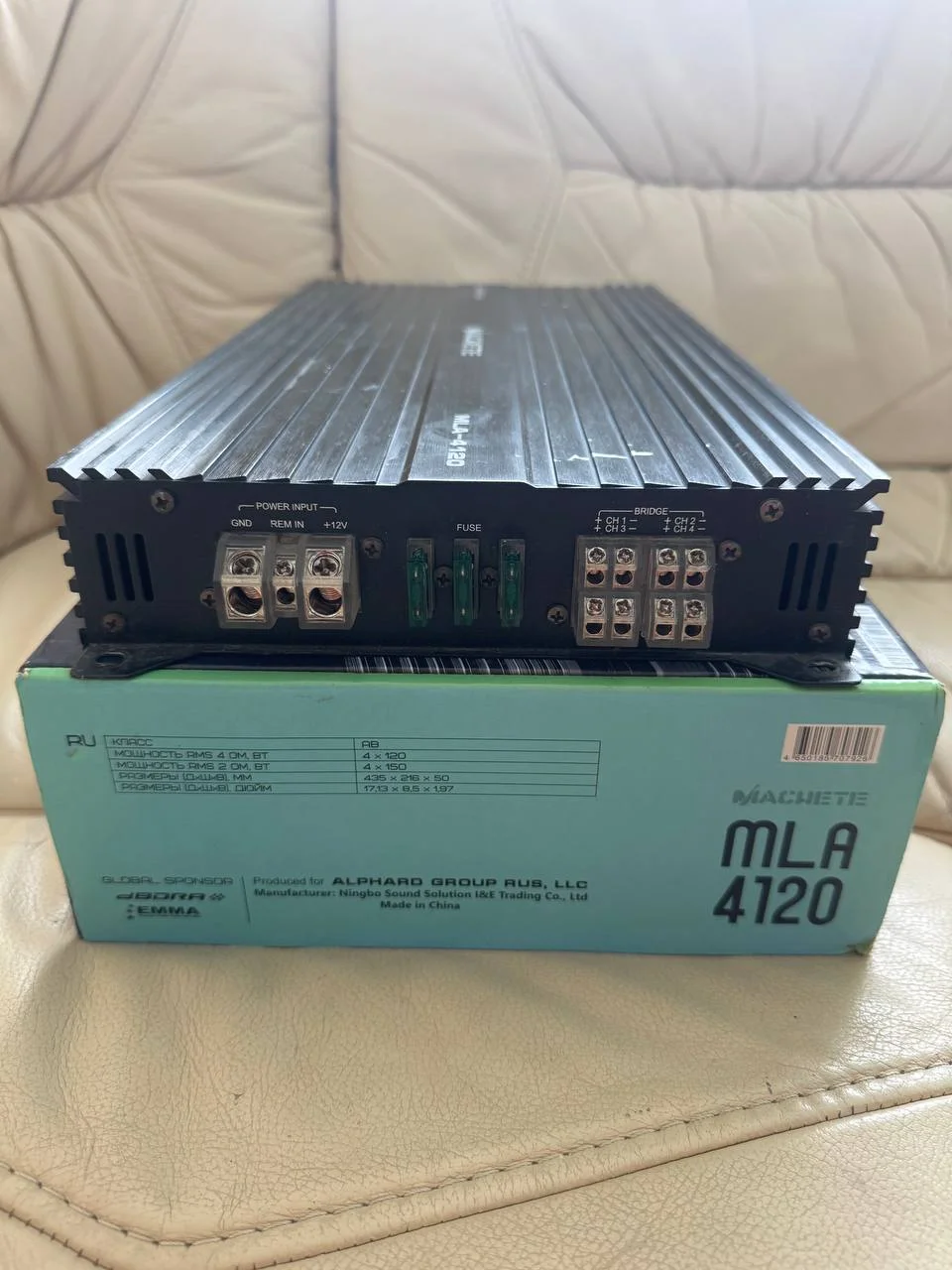 Усилитель Machete MLA 4.120 - миниатюра 4