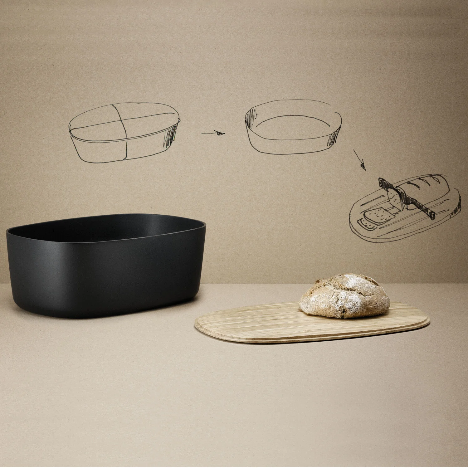 Хлебница Stelton Rig-Tig серый - миниатюра 3