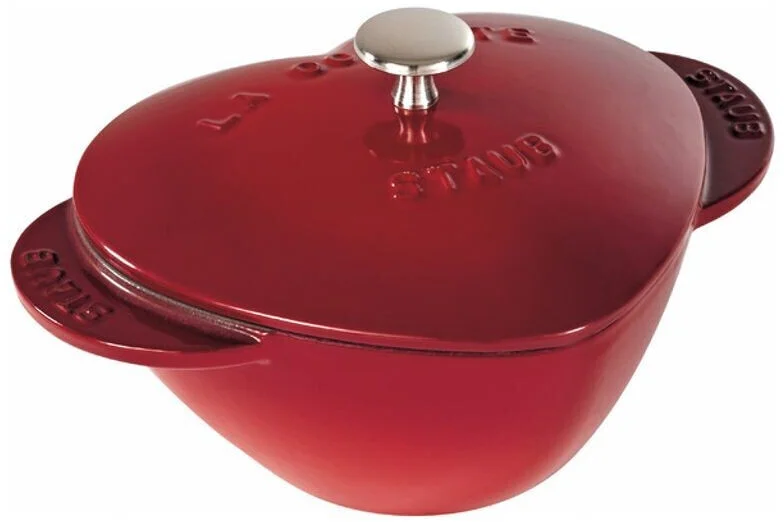 Кокотница Staub Сердце 20 см - миниатюра 2
