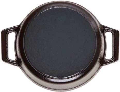 Жаровня Staub 24 см круглая черная - миниатюра 3