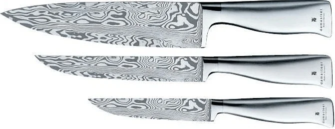 Набор ножей WMF Grand Gourmet Damasteel 3 пр. - изображение 1