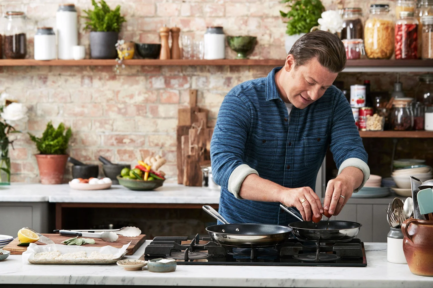 Набор сковород Jamie Oliver Brushed, 3 предм. - миниатюра 2