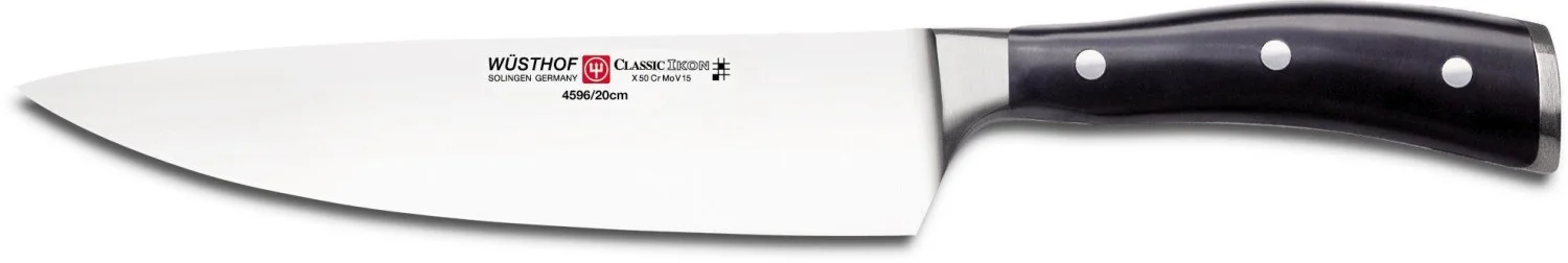 Нож поварской Wusthof Classic Ikon 20 см черный - миниатюра 2
