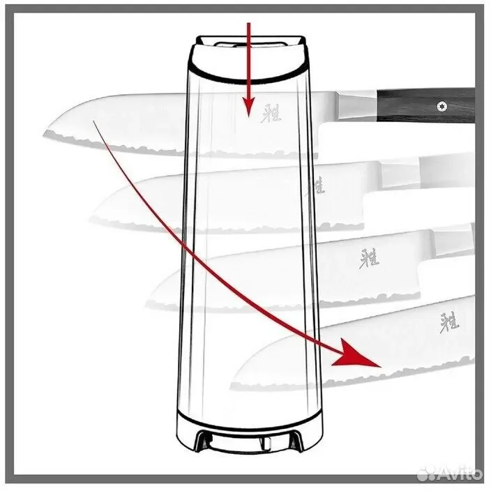 Точилка для ножей zwilling V-Edge черная - миниатюра 4