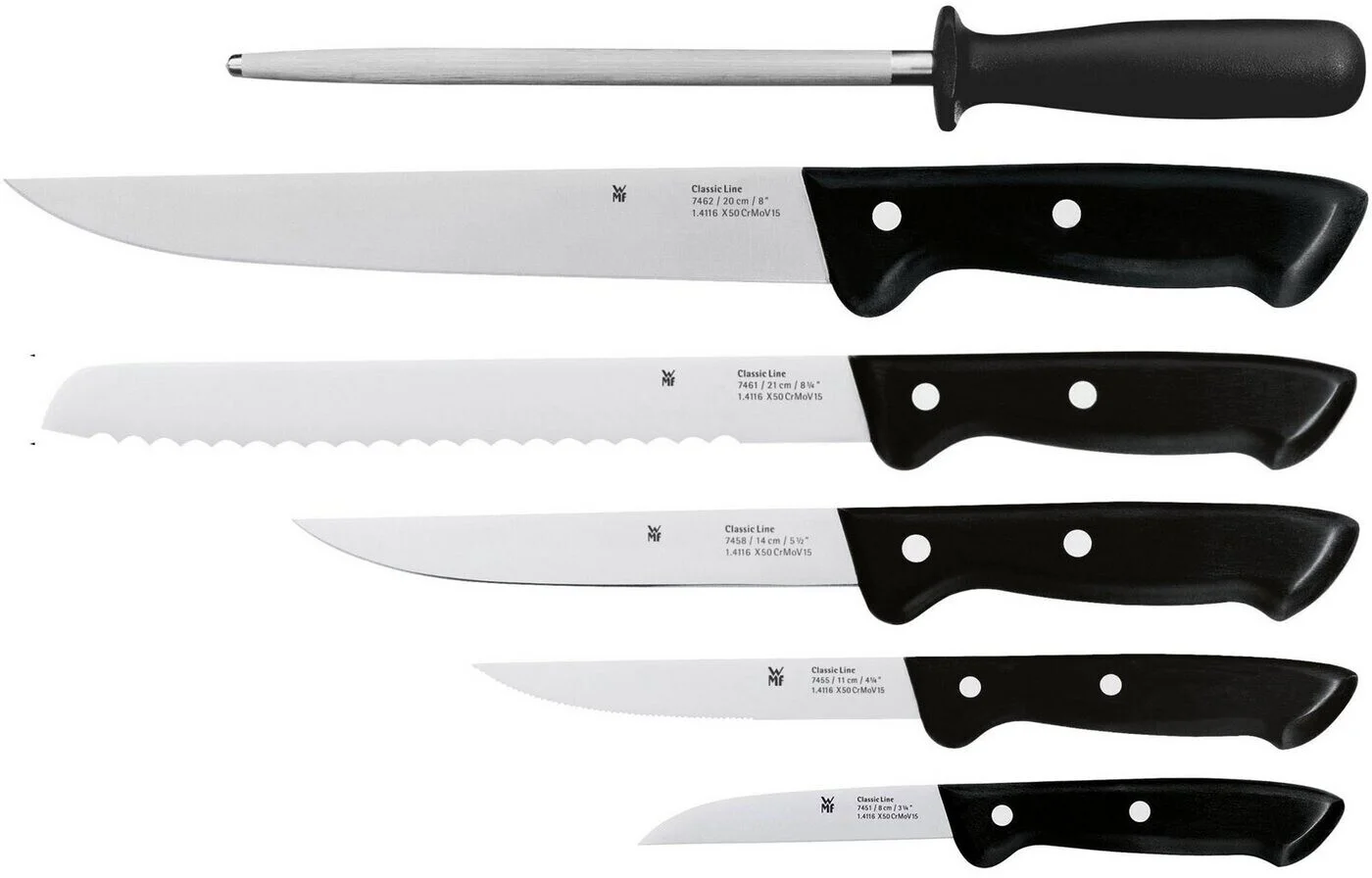 Набор ножей WMF Classic Line 7 шт. - миниатюра 10