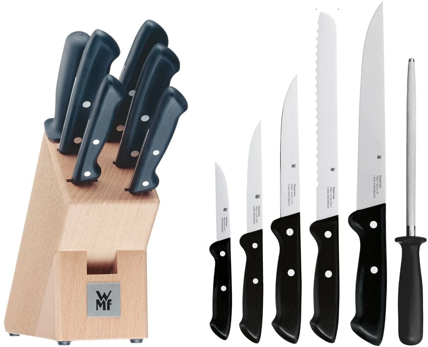 Набор ножей WMF Classic Line 7 шт. - миниатюра 8