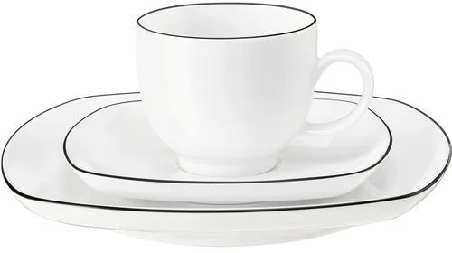 Кофейный сервиз Seltmann Weiden Lido Black Line - миниатюра 2