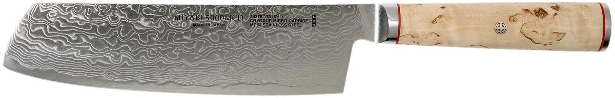 Нож ZWILLING MIYABI 5000 MCD Nakiri 17 см - миниатюра 3