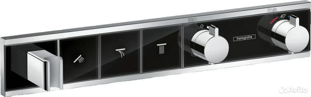Термостат Hansgrohe черный 15356600 - изображение 1