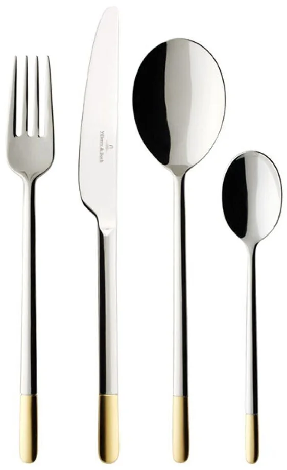 Столовые приборы Виллерой и бош с золотом, 113шт. - миниатюра 2