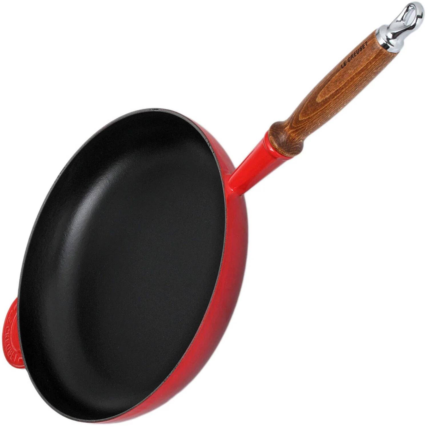 Литая сковорода Le Creuset с дерев. ручкой 28 см - миниатюра 3