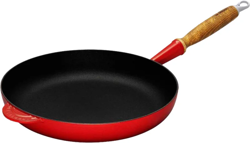 Литая сковорода Le Creuset с дерев. ручкой 28 см - миниатюра 4