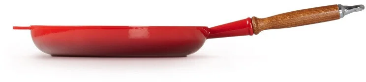 Литая сковорода Le Creuset с дерев. ручкой 28 см - миниатюра 5