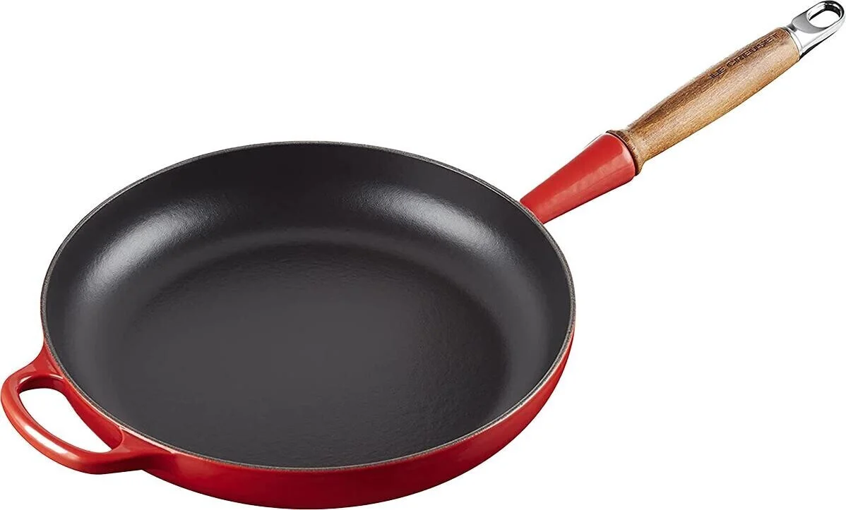 Литая сковорода Le Creuset с дерев. ручкой 28 см - миниатюра 6