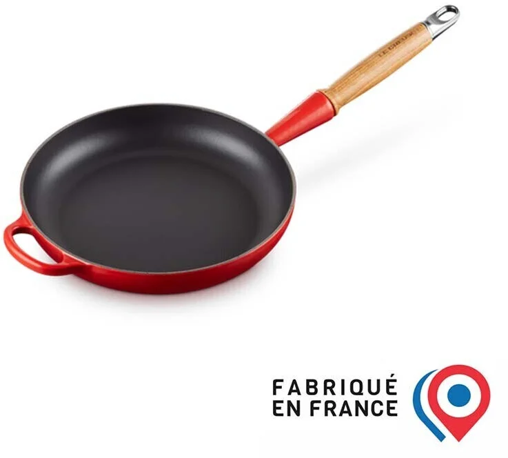 Литая сковорода Le Creuset с дерев. ручкой 28 см - миниатюра 9